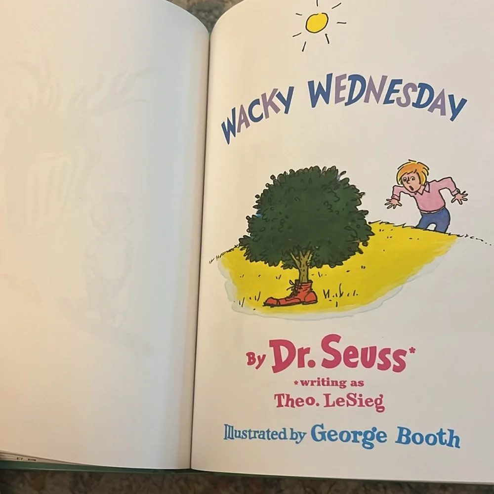 The Big Green Book of Beginner Books By Dr. Seuss Hardcover EUC